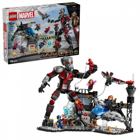 Klocki Super Heroes 76314 Kapitan Ameryka: Wojna bohaterów - bitwa LEGO