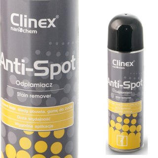 Odplamiacz do dywanów i mebli tapicerowanych usuwa gumę do żucia smołę wosk CLINEX Anti-Spot 250ML Clinex