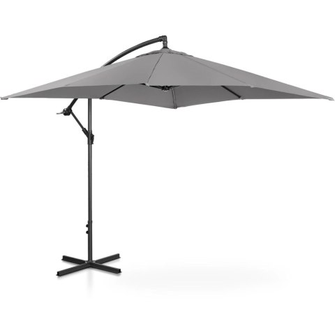 Parasol ogrodowy na wysięgniku kwadratowy 250 x 250 cm ciemnoszary UNIPRODO