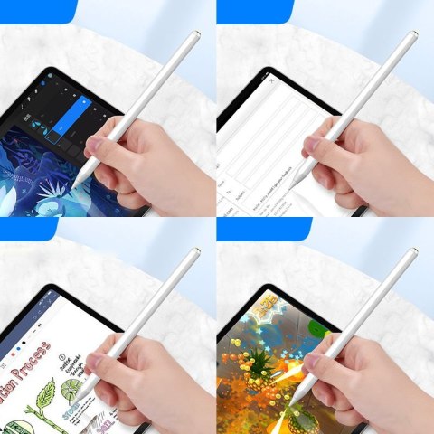 Rysik pen pojemnościowy stylus do iPad aktywny biały CHOETECH