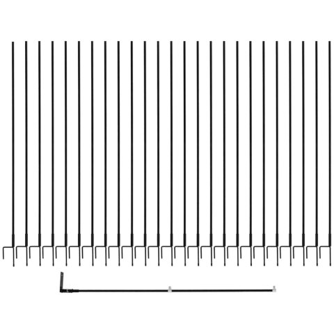 Siatka ogrodzenie ochronne hodowlane dla kur drobiu 1,25 x 50 m WIESENFIELD