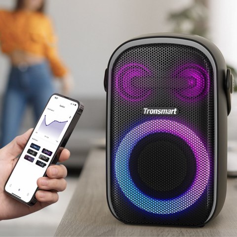 Głośnik bezprzewodowy Bluetooth 60W Halo 100 czarny Tronsmart