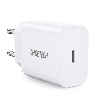 Ładowarka sieciowa USB Typ C PD 20W biały CHOETECH