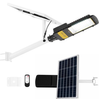 Lampa solarna zewnętrzna miejska uliczna z czujnikiem zmierzchu 60 x LED 200 W PILOT Hillvert