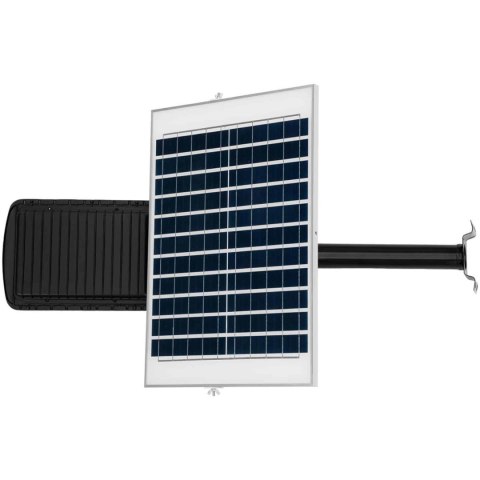 Lampa solarna zewnętrzna miejska uliczna z czujnikiem zmierzchu 96 x LED 100 W PILOT Hillvert