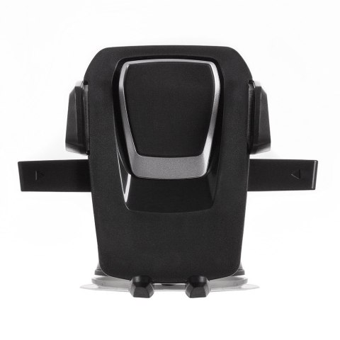 Teleskopowy regulowany uchwyt samochodowy na telefon na deskę rozdzielczą szybę czarny HURTEL