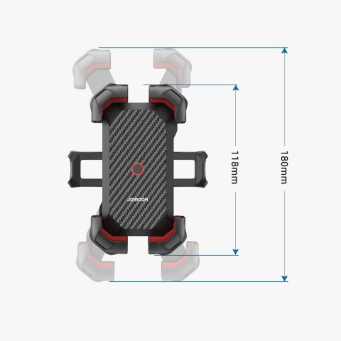 Uchwyt mocowanie na telefon smartfon motocyklowy na kierownicę czarny JOYROOM