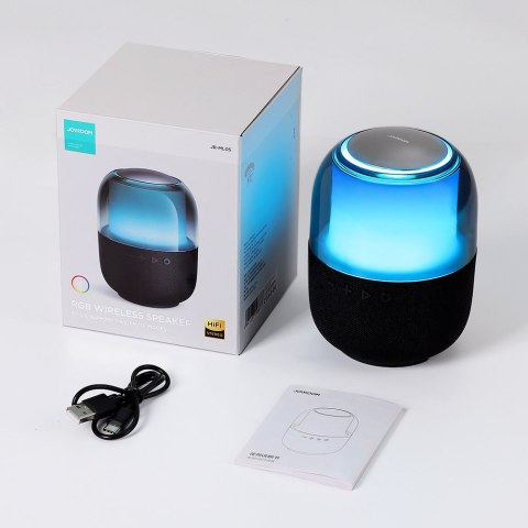 Głośnik bezprzewodowy Bluetooth 5.3 RGB 8W czarny JOYROOM