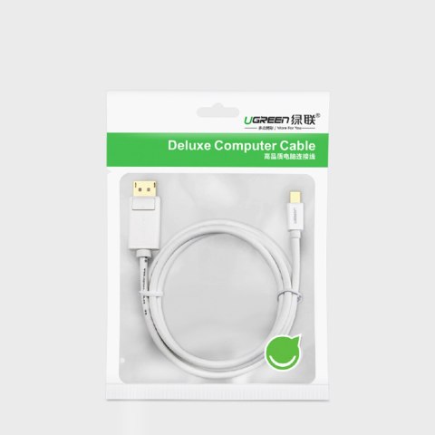 Kabel przewód Mini DisplayPort - DisplayPort 2K 4K 1.5m czarny UGREEN