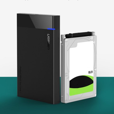 Obudowa kieszeń na dysk SATA 2.5'' 5TB USB 3.0 czarny UGREEN