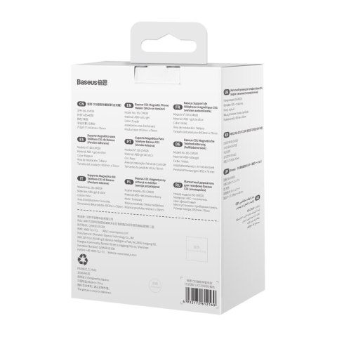 Samochodowy uchwyt magnetyczny na telefon na deskę rozdzielczą C01 fioletowy BASEUS