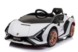 Lamborghini SIAN na akumulator dla dzieci Biały - Sklep Gebe