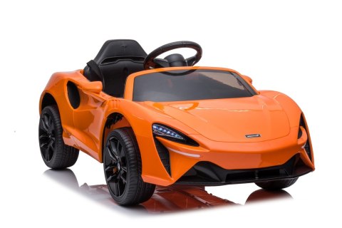 McLaren Artura na akumulator dla dzieci Pomarańczowy + Napęd 4x4 + Pilot + Wolny Start + EVA + Audio LED - Sklep Gebe