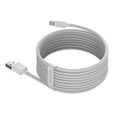 2x kabel USB Iphone Lightning szybkie ładowanie Power Delivery 1.5 m biały BASEUS