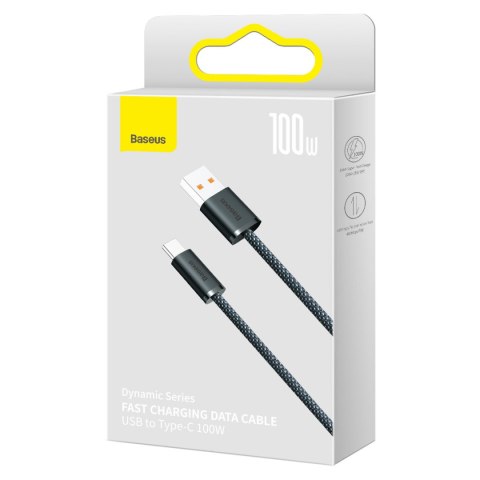 Dynamic Series kabel USB USB-C 100W 1m szary BASEUS