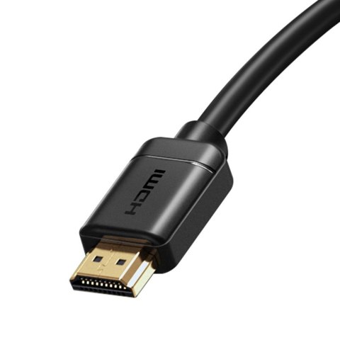 Kabel przewód HDMI 2.0 4K 60 Hz 3D HDR 18 Gbps 1 m czarny BASEUS