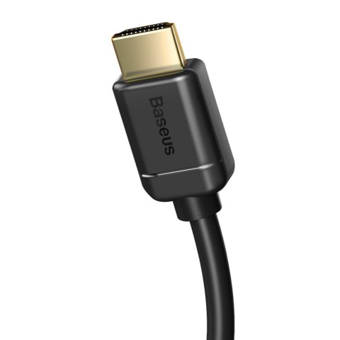 Kabel przewód HDMI 2.0 4K 60 Hz 3D HDR 18 Gbps 1 m czarny BASEUS