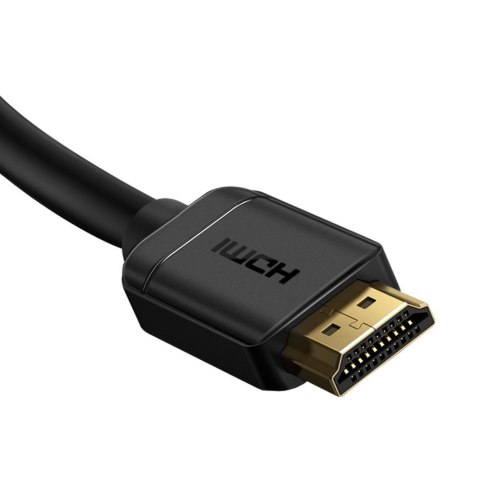 Kabel przewód HDMI 2.0 4K 60 Hz 3D HDR 18 Gbps 1 m czarny BASEUS