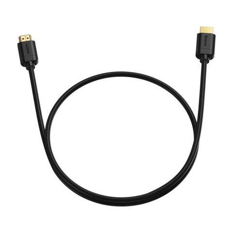 Kabel przewód HDMI 2.0 4K 60 Hz 3D HDR 18 Gbps 1 m czarny BASEUS