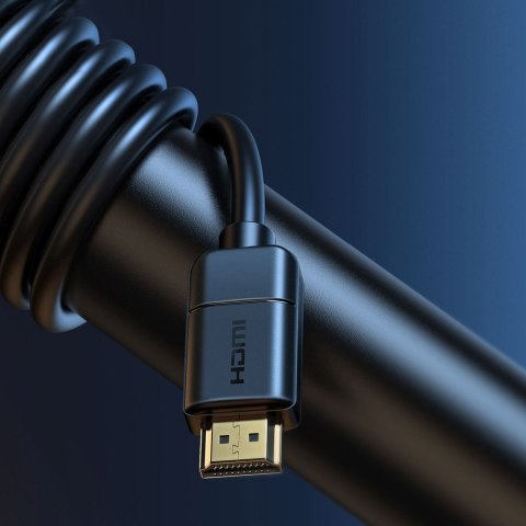 Kabel przewód HDMI 2.0 4K 60 Hz 3D HDR 18 Gbps 1 m czarny BASEUS