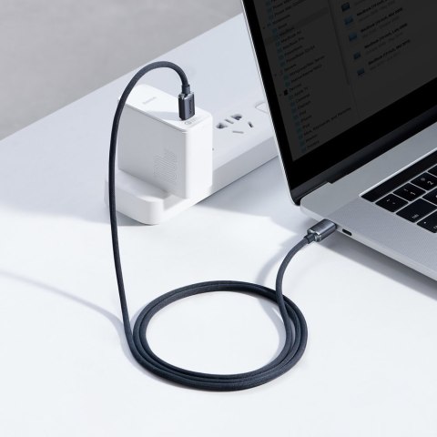 Kabel przewód do szybkiego ładowania i transferu danych USB-C USB-C 100W 1.2m czarny BASEUS