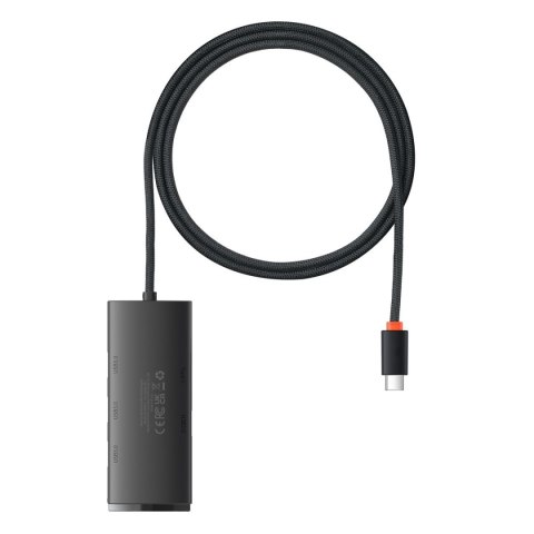 Lite Series przejściówka HUB USB-C 4x USB 3.0 1m czarny BASEUS