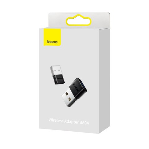 Mini adapter Bluetooth 5.0 USB odbiornik nadajnik do komputera czarny BASEUS