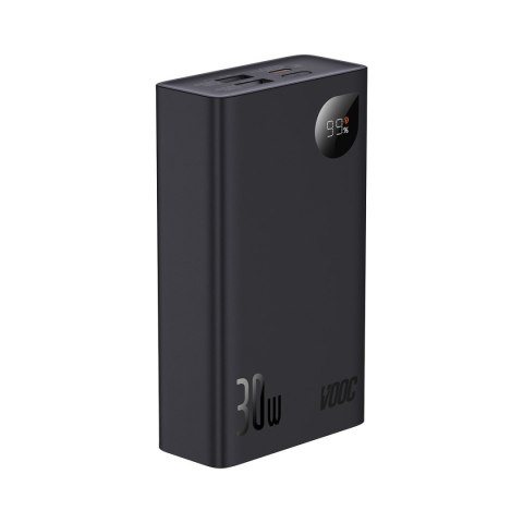 Powerbank z wyświetlaczem 20000mAh 30W 2xUSB 1xUSB-C Quick Charge SCP VOOC czarny BASEUS