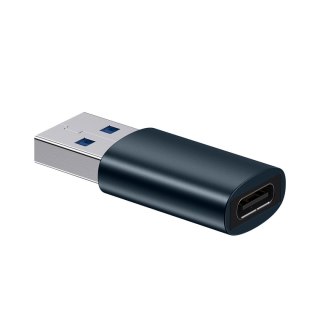 Przejściówka adapter USB 3.1 OTG do USB-C niebieski BASEUS