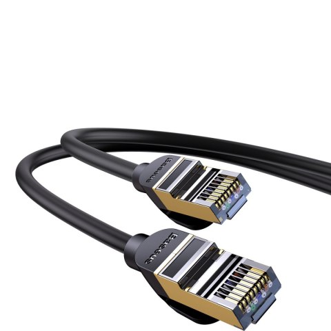 Speed Seven szybki kabel sieciowy RJ45 Cat 7 10Gbps 1.5m czarny BASEUS