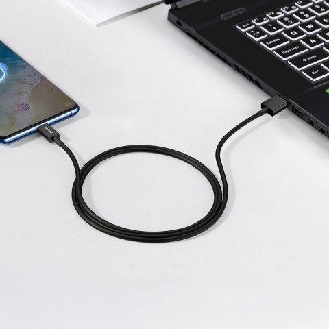 Superior kabel przewód USB microUSB do szybkiego ładowania 2A 1m czarny BASEUS