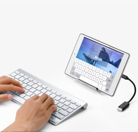 Adapter przejściówka kabel OTG z USB 3.0 na USB-C - czarny UGREEN