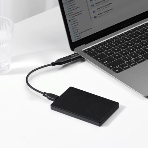 Przejściówka adapter Ingenuity Series z USB-C do USB-A 3.2 gen 1 - czarny BASEUS