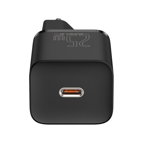 Super szybka ładowarka USB-C 25W Power Delivery Quick Charge - czarny BASEUS