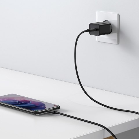 Super szybka ładowarka USB-C 25W Power Delivery Quick Charge - czarny BASEUS