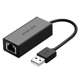 Zewnętrzna karta sieciowa LAN RJ45 - USB 2.0 100 Mbps - czarny UGREEN