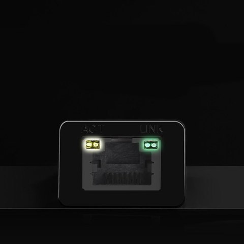 Zewnętrzna karta sieciowa LAN RJ45 - USB 2.0 100 Mbps - czarny UGREEN