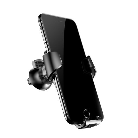 Grawitacyjny uchwyt samochodowy na kratkę nawiew 4-6'' Gravity Car Mount czarny BASEUS