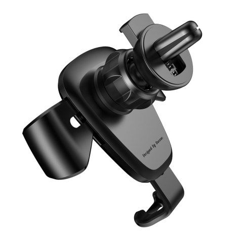 Grawitacyjny uchwyt samochodowy na kratkę nawiew 4-6'' Gravity Car Mount czarny BASEUS