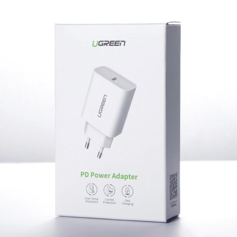 Ładowarka sieciowa USB Power Delivery 3.0 Quick Charge 4.0+ 20W 3A biały UGREEN