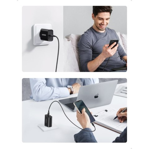 Ładowarka sieciowa do telefonu USB-C 20W Power Delivery czarny UGREEN