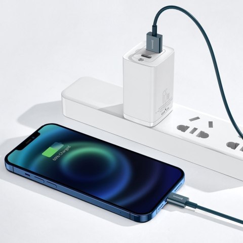 Superior kabel przewód do Iphone USB - Lightning 2.4A 1m niebieski BASEUS