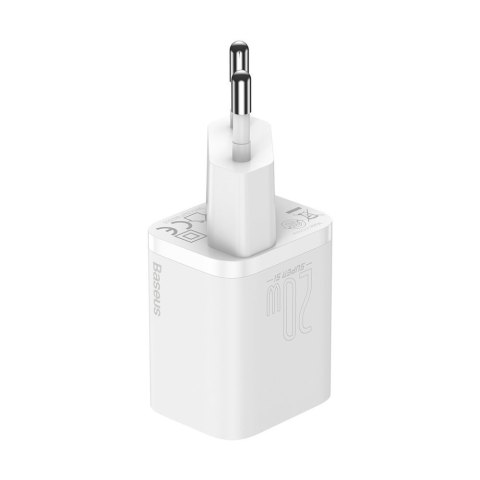 Szybka ładowarka do Iphone Super Si 1C 20W Power Delivery + kabel USB-C - Lightning 1m biały BASEUS