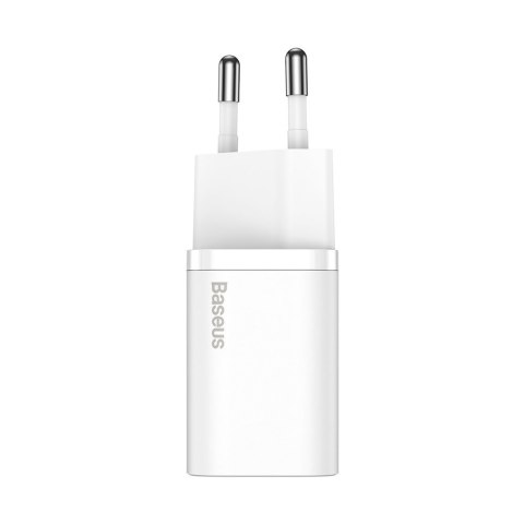 Szybka ładowarka do Iphone Super Si 1C 20W Power Delivery + kabel USB-C - Lightning 1m biały BASEUS