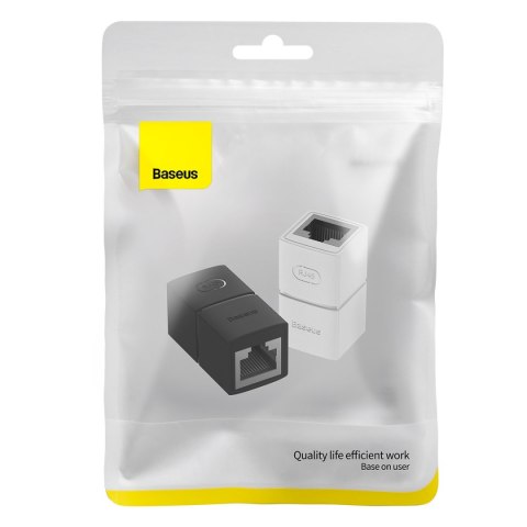 Złączka łącznik kabli sieciowych LAN Ethernet RJ-45 AirJoy czarna BASEUS