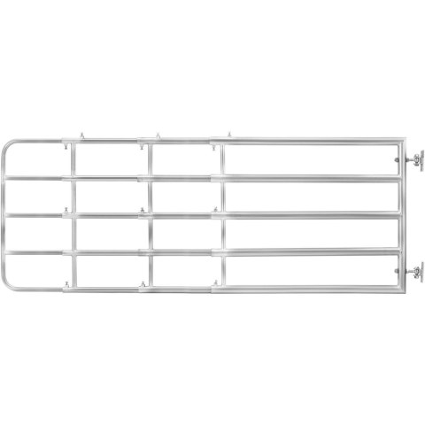 Brama furtka pastwiskowa do zagrody regulowana 150 - 400 cm WIESENFIELD