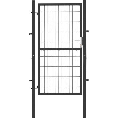 Brama furtka wejściowa ogrodowa ze stali 105 x 231 cm WIESENFIELD