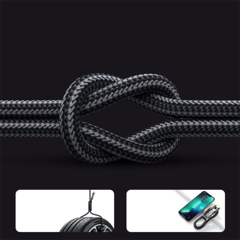 Kabel do iPhone USB - Lightning do ładowania i transmisji danych 2.4A 20W 1.2m niebieski JOYROOM