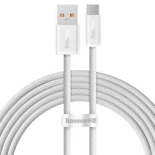 Kabel przewód Dynamic Series USB - USB-C 100W 2m biały BASEUS