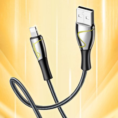 Kabel przewód Mermaid series iPhone USB - Lightning 2.4A 2m czarny JOYROOM